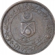 Copper One Paisa Coin of Muhammad Saadat Ali Khan of Tonk State.