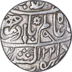 Silver One Rupee Coin of Muhammadabad Banaras Mint of Bengal Presidency.