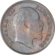 Bronze One Twelfth Anna Coin of King Edward VII of Calcutta Mint of 1907.