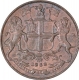 Copper One Quarter Anna Coin of East India Company of Royal Mint of 1858.