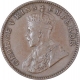 Bronze One Quarter Anna Coin King George V of Bombay Mint of 1924.