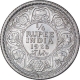 Silver Quarter Rupee Coin of King George V of Calcutta Mint of 1926.