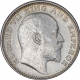 Rare Silver Half Rupee Coin of King Edward VII of Calcutta Mint of 1905.