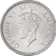 Silver Half Rupee Coin of King George VI Bombay Mint of 1941.