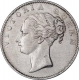 Silver One Rupee Coin of Victoria Queen of Bombay Mint of 1840.