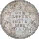 Silver One Rupee Coin of Victoria Empress of Bombay Mint of 1883.