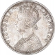 Silver One Rupee Coin of Victoria Empress of Bombay Mint of 1901.