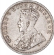 Silver One Rupee Coin of King George V of Calcutta Mint of 1915.