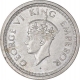 Silver One Rupee Coin of King George VI of Bombay Mint of 1944.