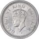 Silver One Rupee Coin of King George VI of Bombay Mint of 1945.