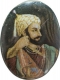 Copper and Enamel Token of Shivaji.