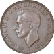 Copper Penny Coin of King George VI of Australia.