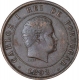 Copper Twenty Reis Coin of Carlos I of Portuguese.