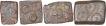 Copper Coins of Satkarni I of Satavahana Dynasty.