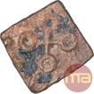 Copper Coin of Satakarni I of Vidharba Region of Satavahana Dynasty.