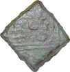 Copper Square Coin of Satakarni I of Nashik Region of Satavahana Dynasty.