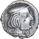 Silver Drachma Coin of Rudrasen II of Western Kshatrapas.