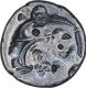 Silver Drachma Coin of Rudrasena II of Western Kshatrapas.