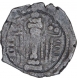 Debased Silver Drachma Coin of Gurjara Kingdom of Indo Sassanians.