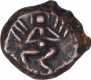 Copper One Kasu Coin of Krishnadevaraya of Tuluva Dynasty of Vijayanagara Empire.