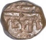 Copper Quarter Tanka Coin of Sikander Shah Lodi of Delhi Sultanate.