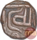 Copper Half Fulus Coin of Nasir ud Din Mahmud Shah I of Gujurat Sultanate.