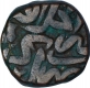 Copper One Dam Coin of Akbar of Agra Dar ul Khilafa Mint.