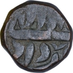 Copper One Dam Coin of Akbar of Bairata Mint.