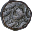 Copper One Dam Coin of Akbar of Bairata Mint.