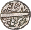 Silver One Rupee Coin of Akbar of Burhanpur Mint of Mihr Month.