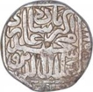 Silver One Rupee Coin of Akbar of Kalima Type.