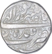 Silver One Rupee Coin of Jahangir of Qandahar Mint of Shahrewar Month.