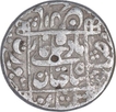 Silver One Rupee Coin of Shah Jahan of Surat Mint.