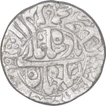 Rare Silver One Rupee Coin of Shahjahan of Surat Mint.