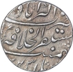 Silver One Rupee Coin of Aurangzeb Alamgir of Akbarabad Mustaqir Al Khilafa Mint.