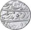 Silver One Rupee Coin of Aurangzeb Alamgir of Burhanpur Mint.