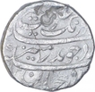 Silver One Rupee Coin of Aurangzeb Alamgir of Burhanpur Mint.