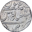 Silver One Rupee Coin of Aurangzeb Alamgir of Islamabad Mint.