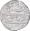 Silver One Rupee Coin of Aurangzeb Alamgir of Kanbayat Mint.