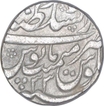 Silver One Rupee Coin of Aurangzeb Alamgir of Lahore Dar Ul Saltana Mint.