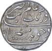 Silver One Rupee Coin of Aurangzeb Alamgir of Shahjahanabad Dar Ul Khilafat Mint.