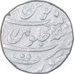 Silver One Rupee Coin of Aurangzeb Alamgir of Surat Mint.