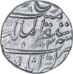 Silver One Rupee Coin of Shah Alam Bahadur of Akbarabad Mustaqir ul Mulk mint.