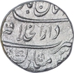 Silver One Rupee Coin of Shah Alam Bahadur of Shahjahanabad Dar Ul Khilafat Mint.