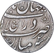 Silver One Rupee Coin of Shah Alam Bahadur of Shahjahanabad Dar Ul Khilafat Mint.