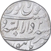 Silver One Rupee Coin Of Farrukhsiyar of Burhanpur Dar us Surur Mint.
