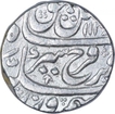 Silver One Rupee Coin of Farrukhsiyar of Lahore Dar ul Sultanat Mint.