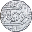 Silver One Rupee Coin of Ahmad Shah Bahadur of Muhammadabad Banaras Mint.
