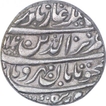 Silver One Rupee Coin of Alamgir II of Shahjahanabad Mint.