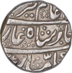 Silver One Rupee Coin of Alamgir II of Shahjahanabad Mint.